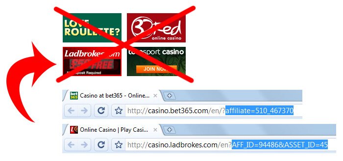 WARNING: These are casino affiliate links
